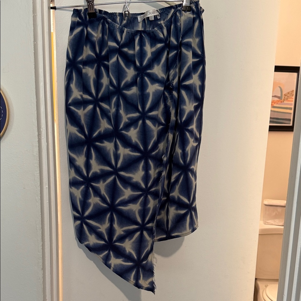 ulla johnson shibori skirt